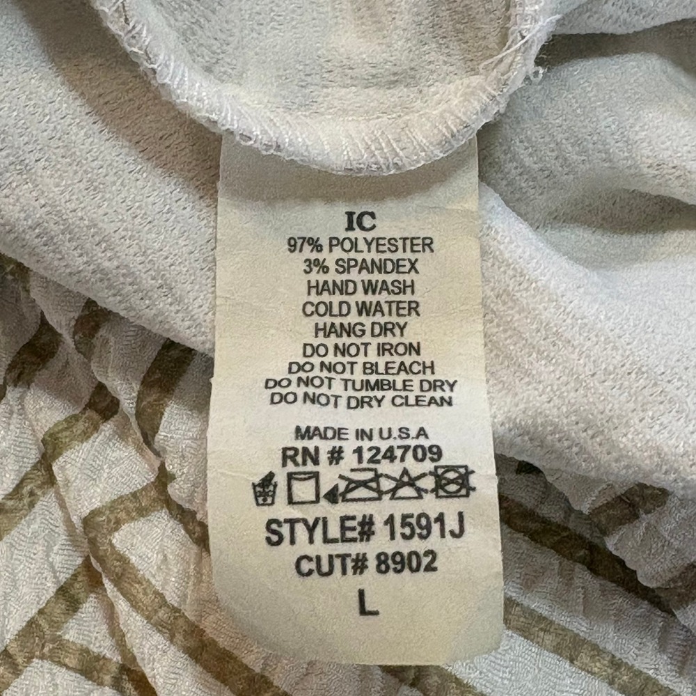 IC by Connie K Blazer Geometric Textured Single Button Jacket Large USA Made - Picture 5 of 10